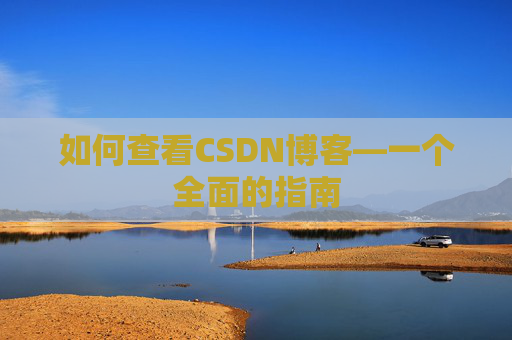 如何查看CSDN博客—一个全面的指南